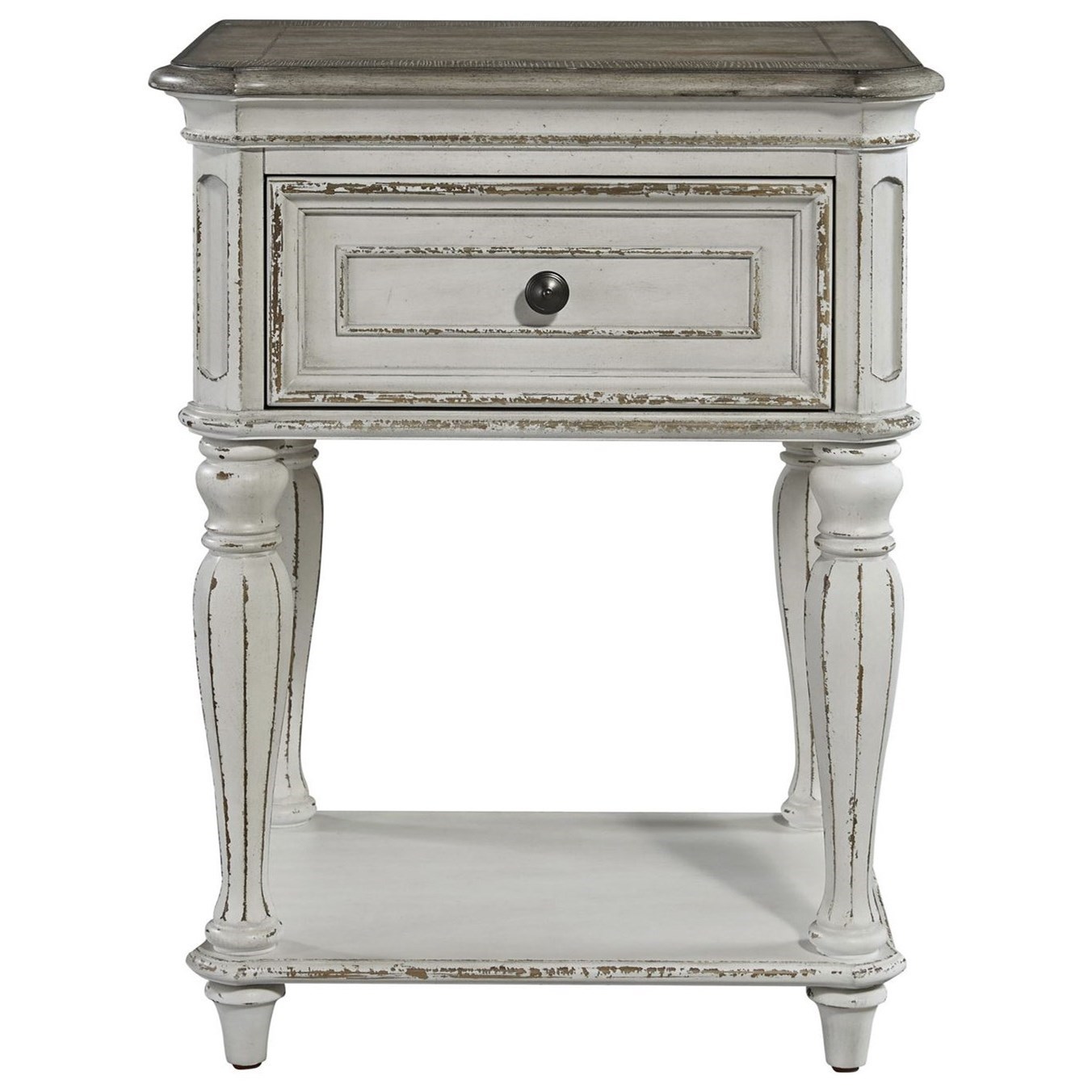 Liberty Furniture Magnolia Manor One Drawer Nightstand with Storage
